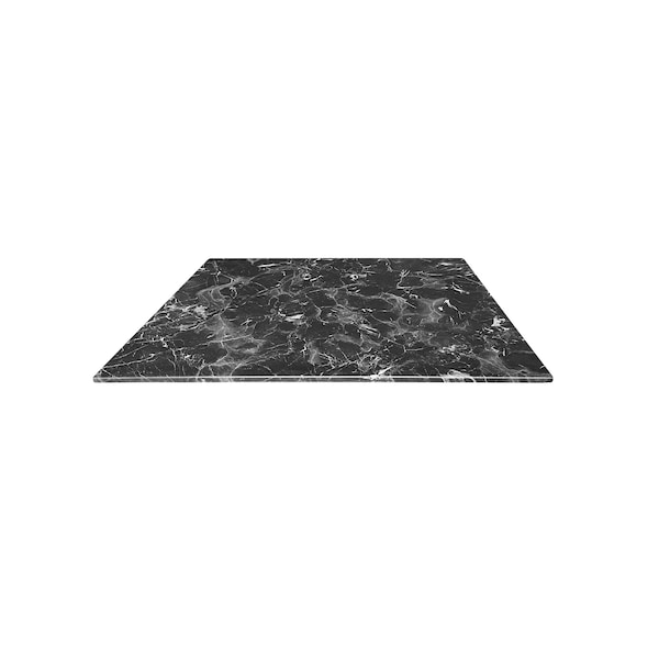 Holland Bar Stool Co 32 x 32 Black Marble, IndoorOutdoor AllSeason EuroSlim Table Top by the Co ODS32SBM - main